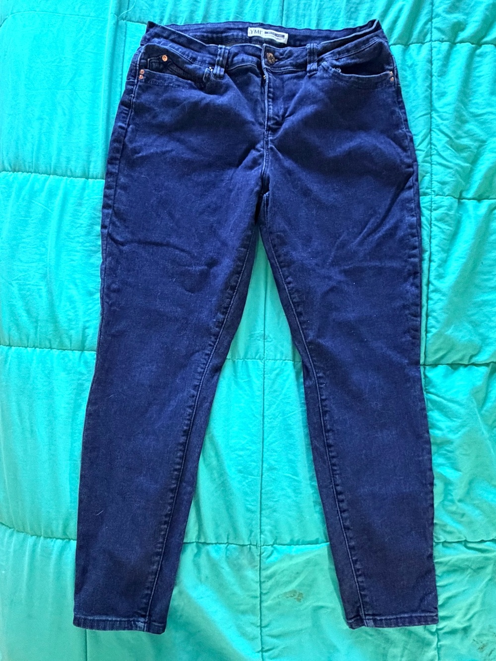 YMI Navy Skinny Jeans for Women